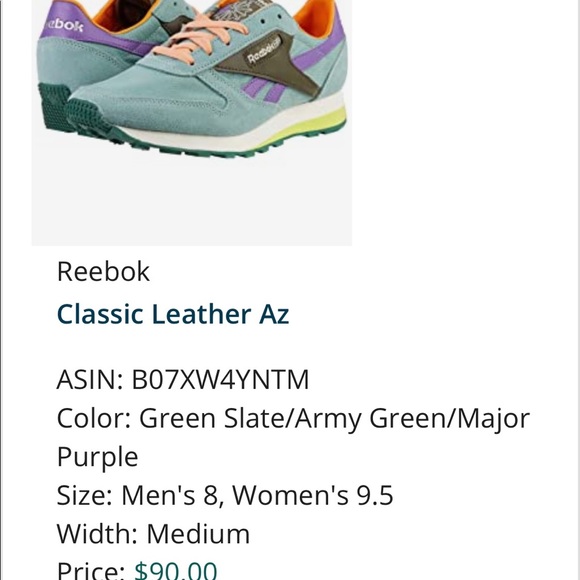 Rebock sneakers men’s 8 USA/women’s 9 1/2 USA (unisex) Amazing New! - Picture 10 of 10